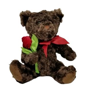 Dan Dee Collectors Choice Teddy Bear Fabric Rose